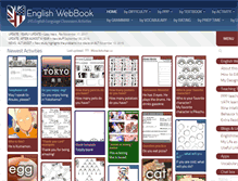 Tablet Screenshot of englishwebbook.com